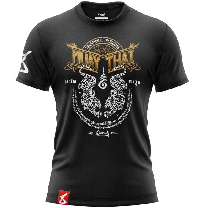 Тениска - 8 WEAPONS - Sak Yant Tigers Shirt - Black
